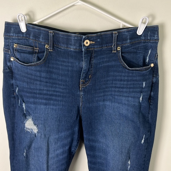 Torrid Plus Size Skinny Distressed Jeans Size 20T - Picture 3 of 8